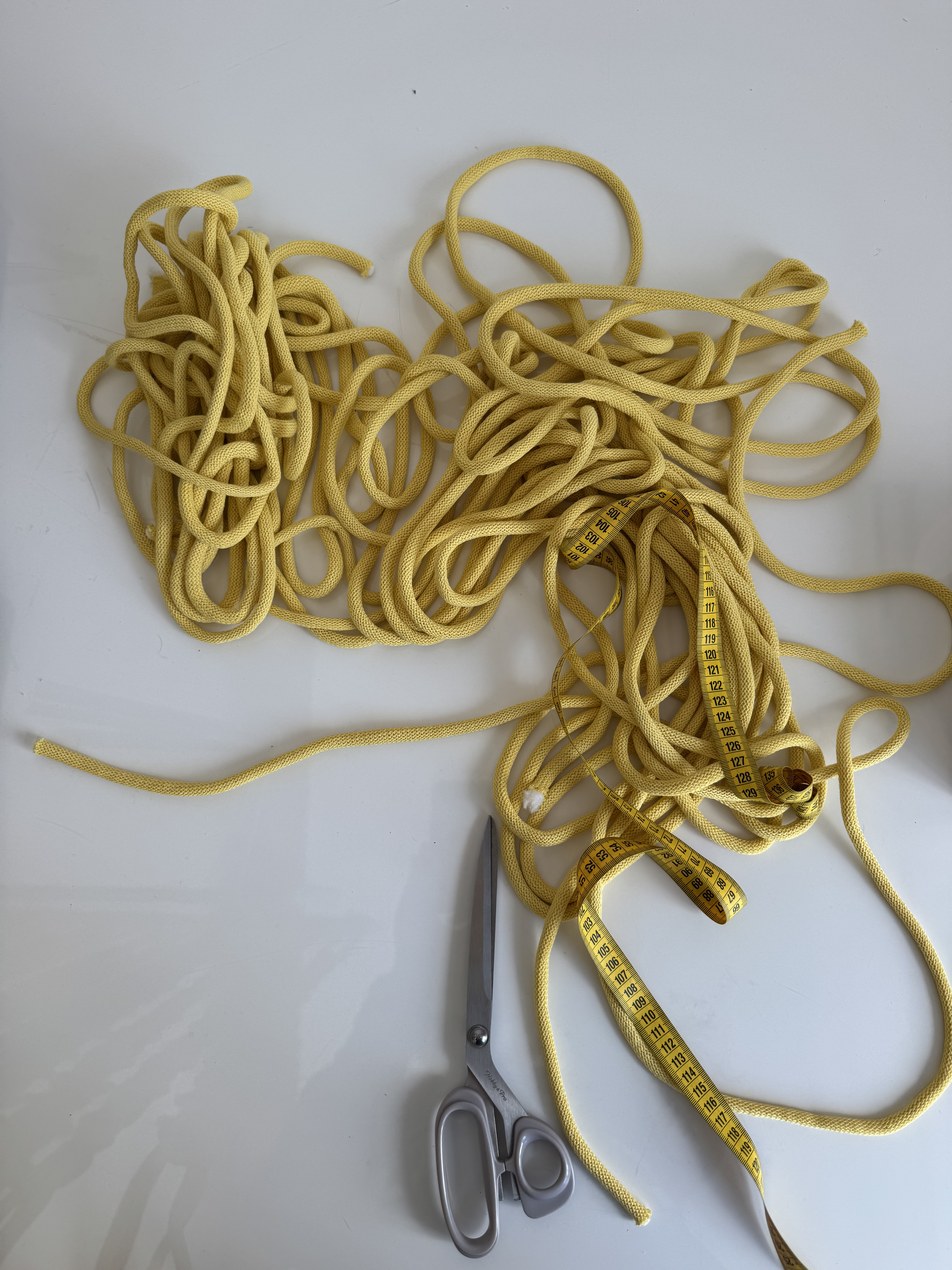 Saffron rope — the beginning of a bespoke commission