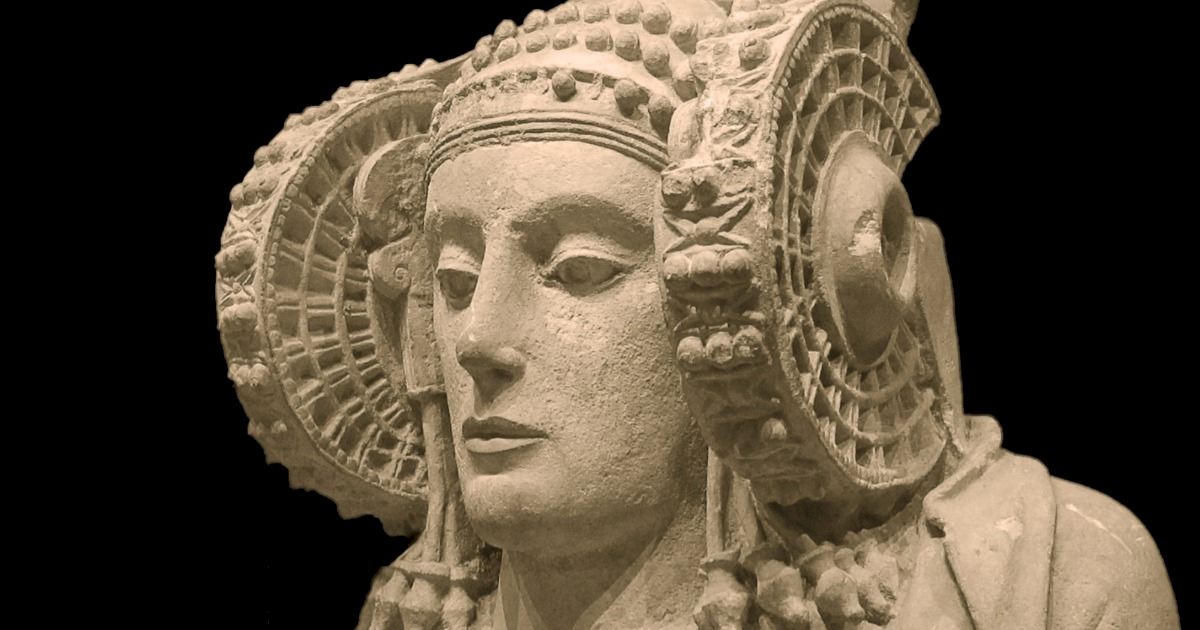 The Dama de Elche – original Iberian bust