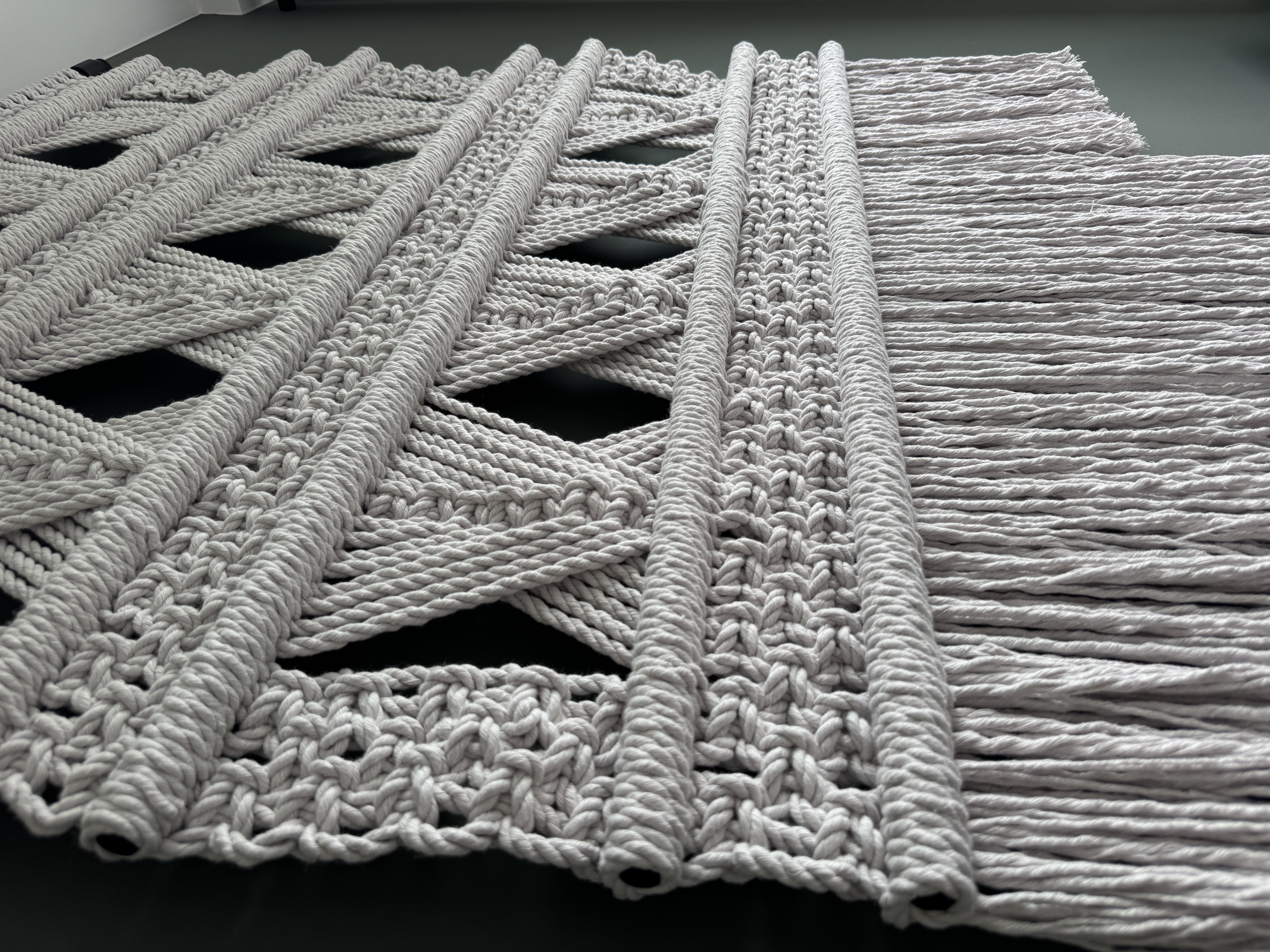 Terroir – black cotton piece, detail