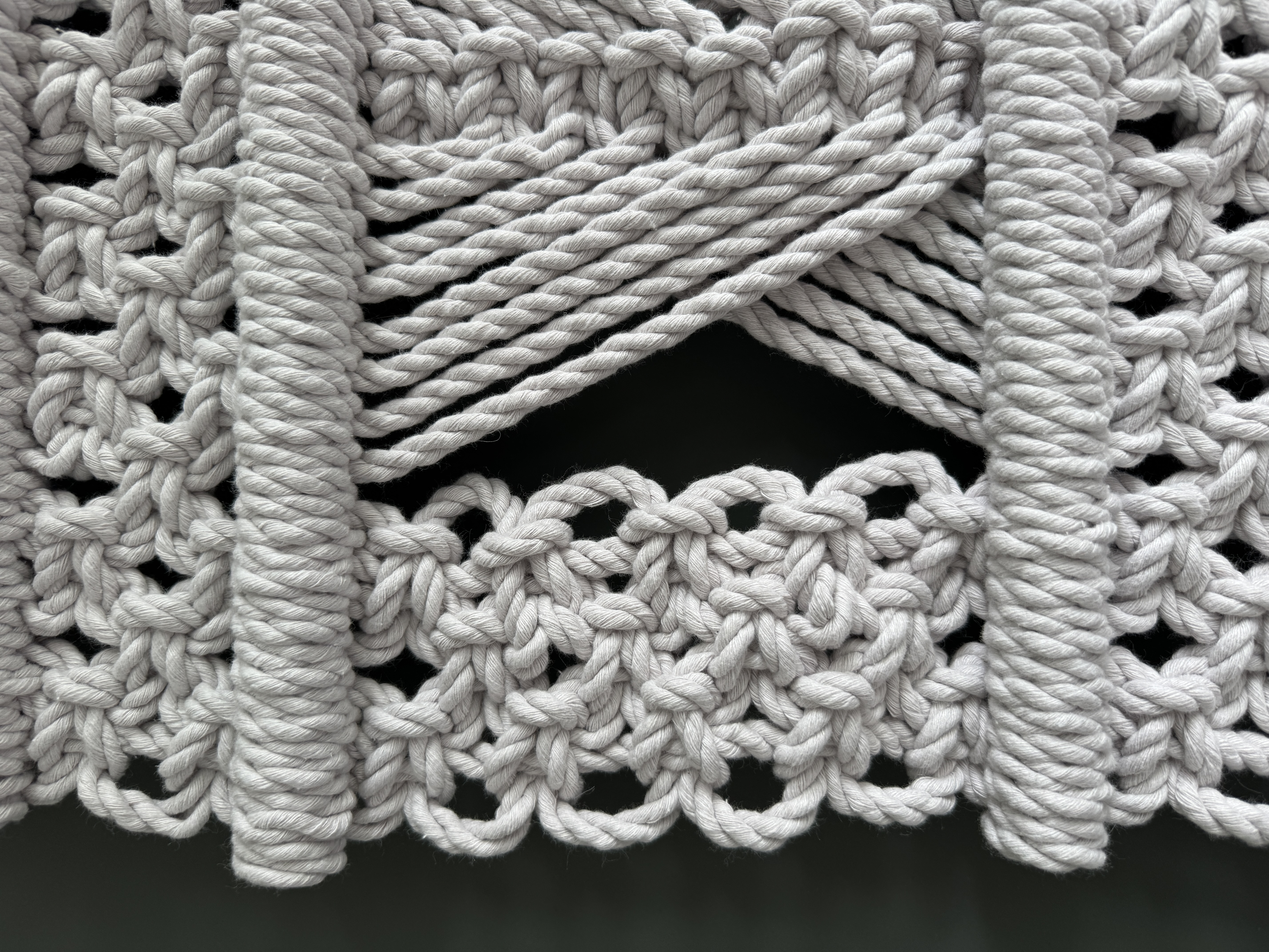 Terroir – black cotton piece, detail